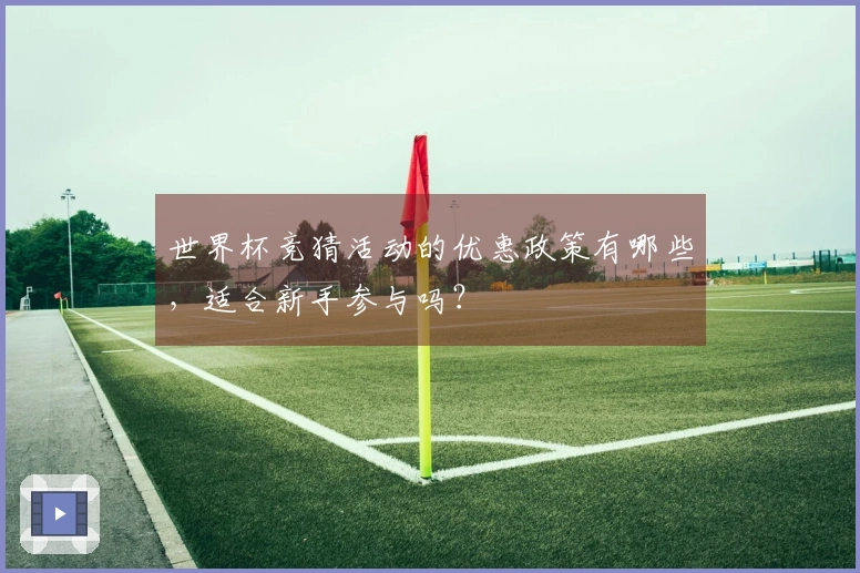 世界杯竞猜活动的优惠政策有哪些，适合新手参与吗？